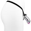 FRRK 304 Stainless Steel Chastity Cage with Catheter Penis Lock Cock Cage Fetish Sex Toys Metal Chastity Device for Men