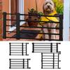 Freestanding Dog Gates Retractable Punch Free Pet Fence Barrier Household Reusable Door For Small Medium Dogs