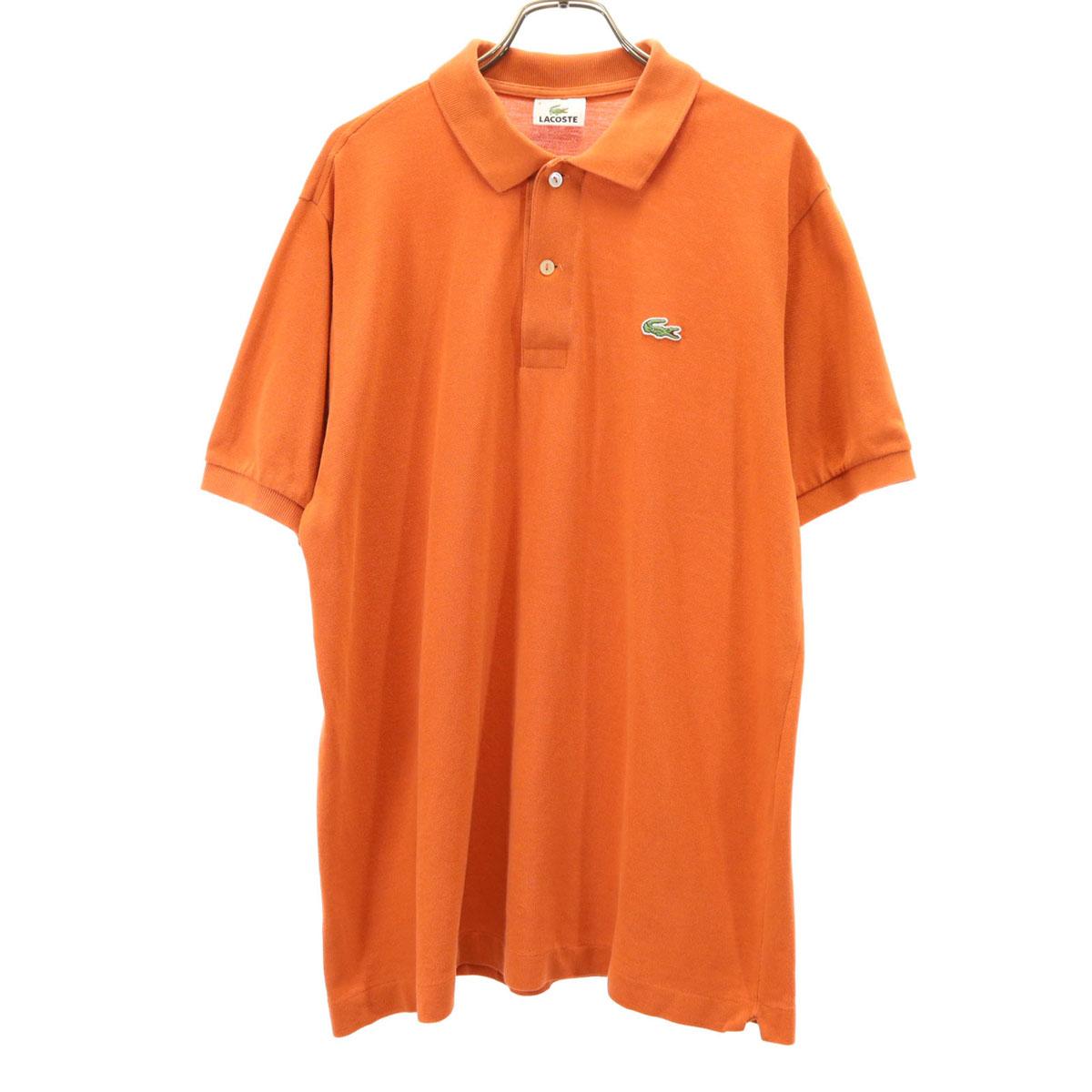 

LACOSTE Short sleeve Polo shirt 4 Orange Men s Used
