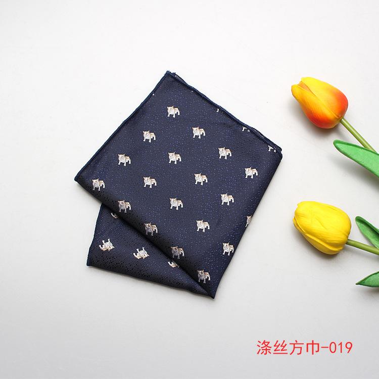 

Мужской карманный платок жаккардовый полиэстер мультяшный носовой платок полотенце маленькое квадратное полотенце нагрудный платок продажи