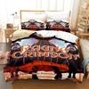 Anime Ragna Crimson Beding Set Single Twin Ful Quen King-Sized Dimensionsd Dimensions Tenager Bedrom Shet Set 3D Print Anime Bed Shet Set