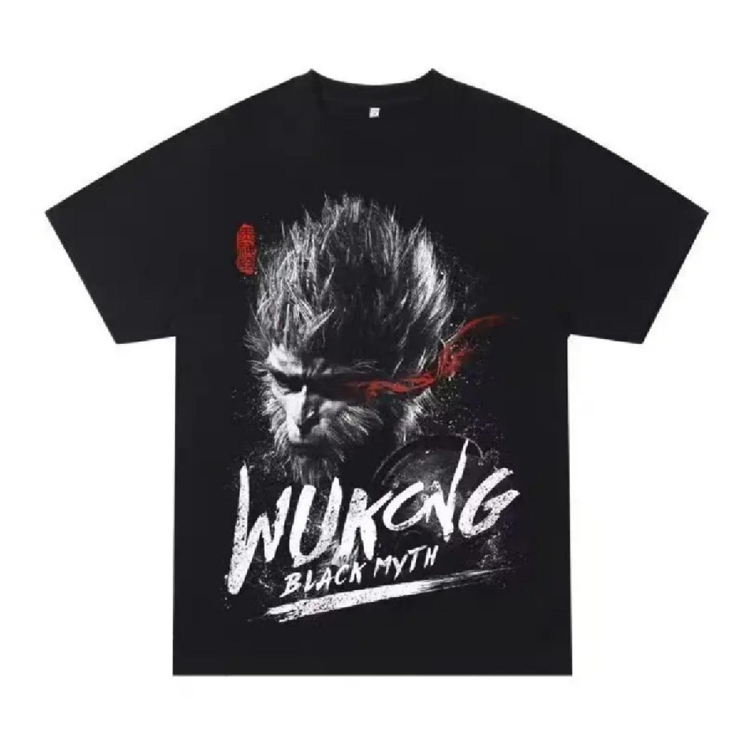 

2024 Black Myth Wukong T Shirt for Men Women Sun Wukong T-Shirts Harajuku O-Neck Short Sleeve Shirts Streetwear Tee Fans Gifts XXXXXL