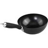 8-Inch Nonstick Carbon Steel Wok, Flat Base, Ergonomic Handle, for Stir Fry & Sautéing