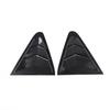 ABS Carbon Fiber Rear Window Louver Shutter Cover Trim For Subaru Crosstrek 23+