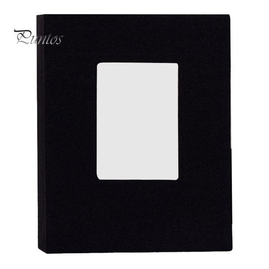 Linen Photo Album Fabric with 208 Pockets Slip-in Picture Albums Cover Memory Family Storage Book Front Window for Anniversary Vacation Wedding