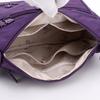 Borsa a tracolla in nylon multi-tasche con tracolla larga regolabile Borsa a spalla casual per donna Viaggi quotidiani