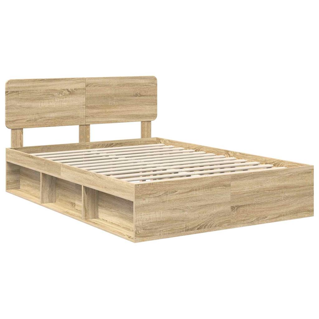 Bed Frame Sonoma 140 x 200 cm Solid Pine Wood
