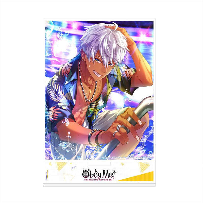 

Loen Anime Store Obey Me! Diavolo Barbatos Luke Lucifer Mammon Quadrate Acrylic HD Characters Stand Desktop Decor Gift About15cm 15 cm