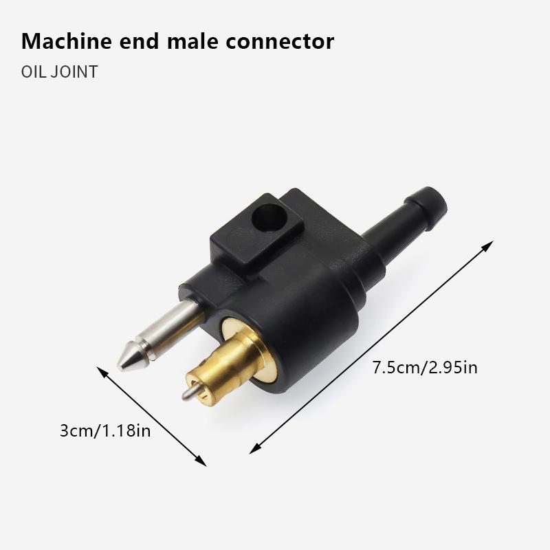 Conector de linie de combustibil exterior pentru accesorii pentru ambarcațiune cu motor Racord de furtun mamă articulație adaptor de țeavă