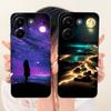 For Xiaomi Poco X8 Pro / X8 Pro Max Fashion Dusk Beach Painting Phone Case For Poco X8Pro X 8 Pro Max 5G Soft Silicone Bumpers