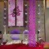Double Happiness Wedding Room Decoration Set: Banner, Sticker, Curtain Pendant for Festive Atmosphere
