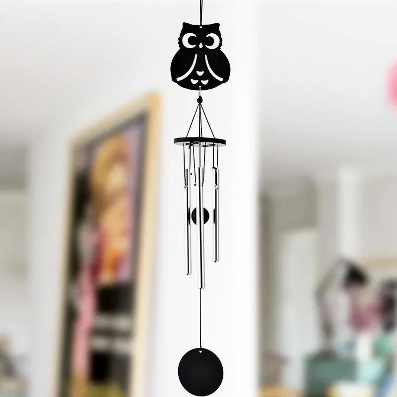 2024 Handmade Hollow Iron Craft Wind Chime Creative Novelty Metal Pendant Bedroom Crafts Hanging Decoration Gift Room Accessorie LS