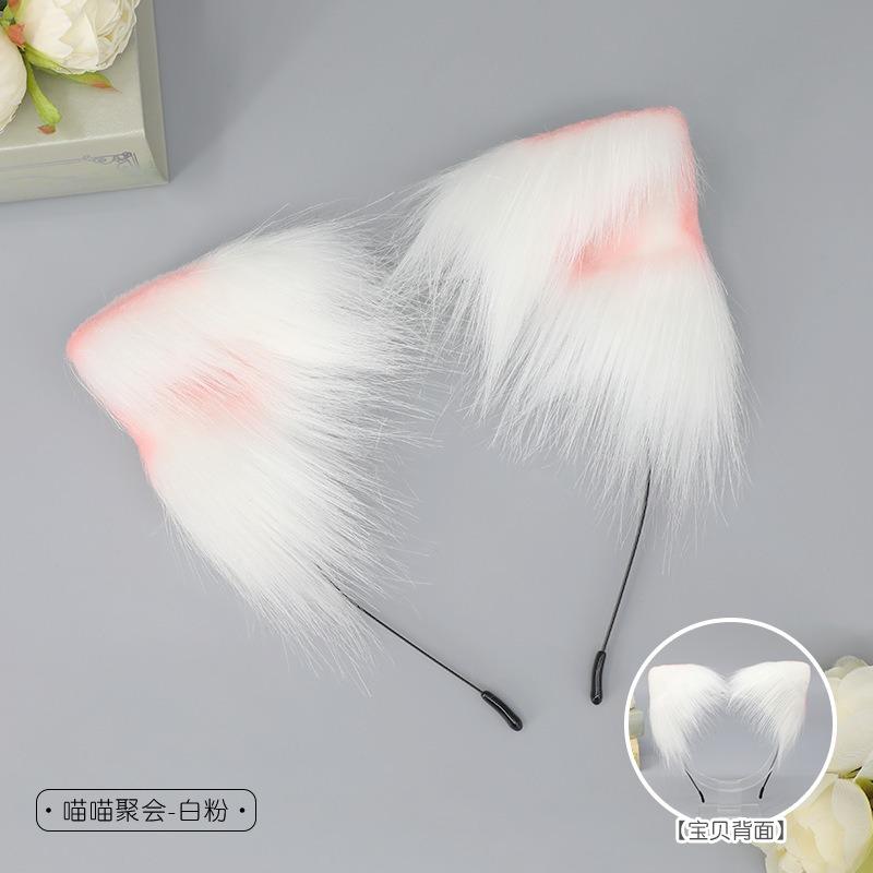 Comic Ear Plush Cat Ear Headgear Handmade Hair Accessories Dress Up Props Cosplay Simulation Cat Ear Headband