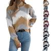 Women's Casual High Neck Long Sleeve Loose Fit Top for Winter