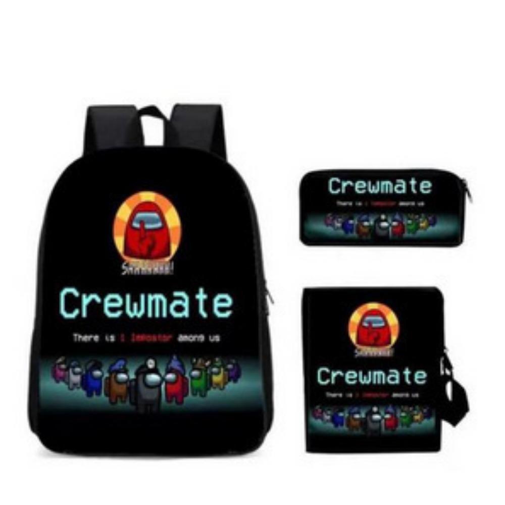 Among Us Middle School Student School Bag Cartoon School Bag Children's Backpack Backpack Satchel Moving