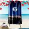 Asciugamano da Spiaggia Stampato FC Schalke 04, Asciugamano Grande Morbido ad Asciugatura Rapida per Spiaggia Campeggio Nuoto