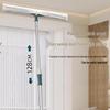 Magic Retractable Broom - Coral Fleece Mop for Dry/Wet Cleaning with Cloth Cover, No Washing Needed