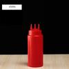 New Plastic Squeezing Sauce bottle Graduated Squeezable Gravy Boats 3 Nozzles Kitchen Accessories Jam Container