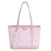 Trendy fashion contrasting colors casual commuter women's large-capacity bag simple and versatile single shoulder tote big bag