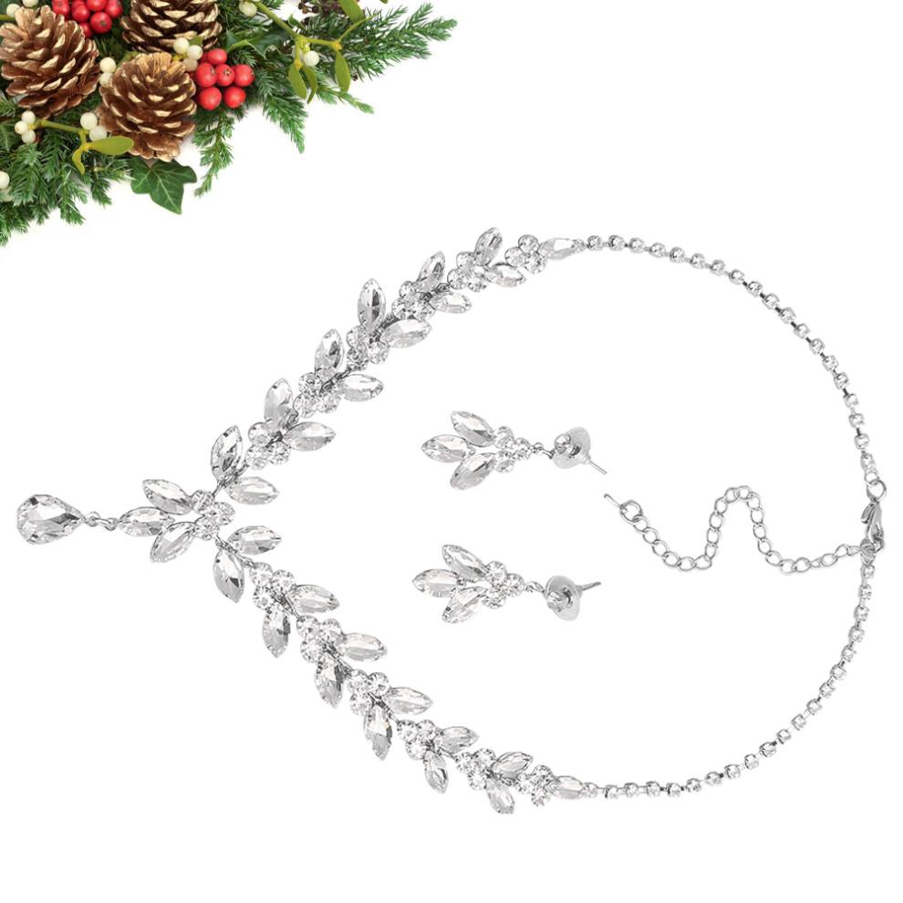 Wedding Jewelry For Brides Bridal Accessories Silver Jewellery Set
