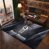 Kenworth Personalized Crystal Velvet Carpet, Customized Name Text Soft Anti‑Slip Rug for Living Room Bedroom