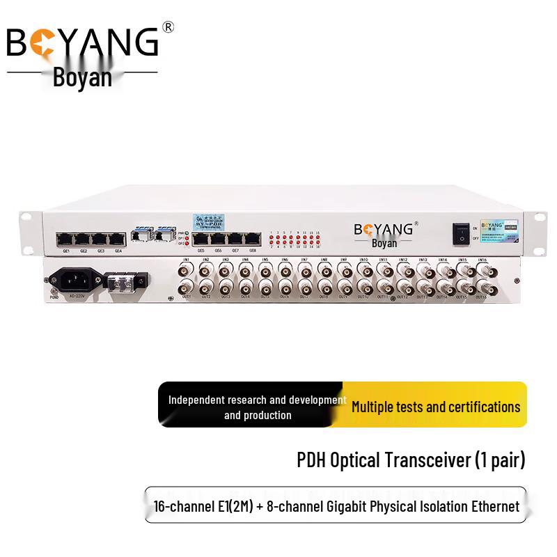 BOYANG 16E1 8GE Optical Transceiver