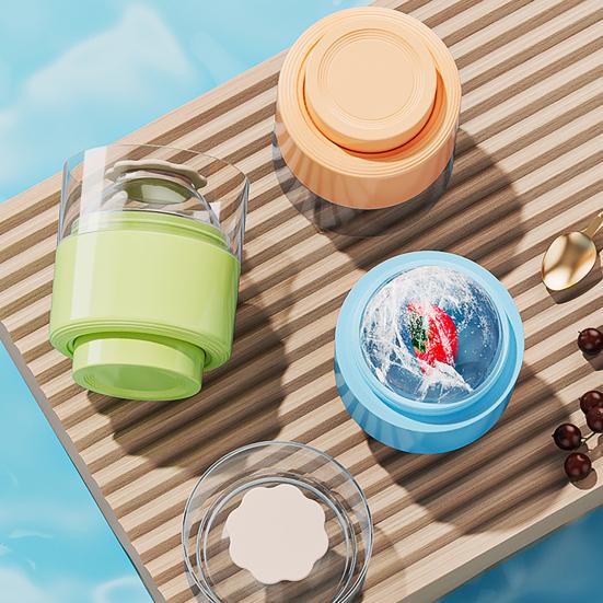 Eisball-Pressform Groß 2" Runde Eis-Kugel-Hersteller mit Deckel Einfache Entnahme Silikon-Eiswürfelform für Whiskey Cocktails Hausbars