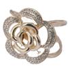 Elegant Silk Flower Scarf Buckle: Versatile, Dual-Purpose Accessory for Shawls and Scarves