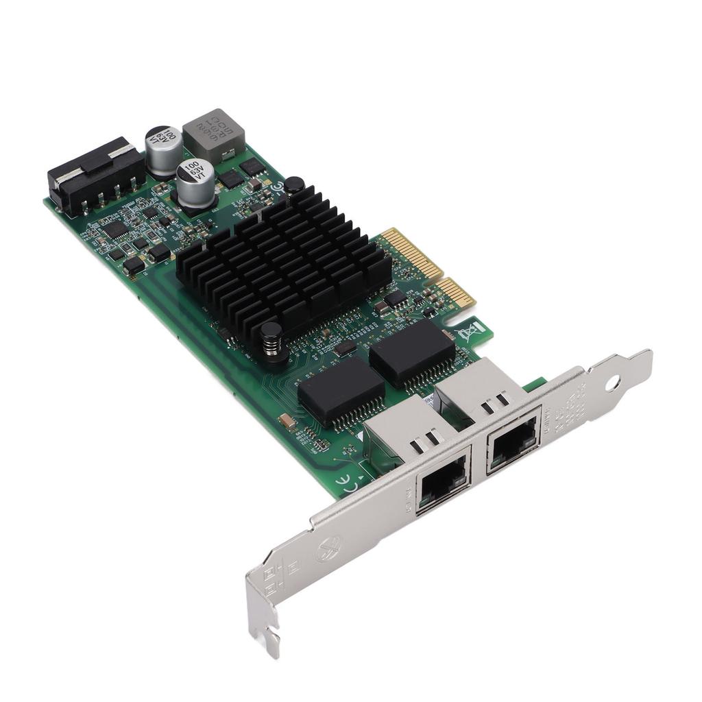 Network Card PCIE X4 Rj45 101001000Mbps Gigabit Dual Port Electric Port Network Adapter