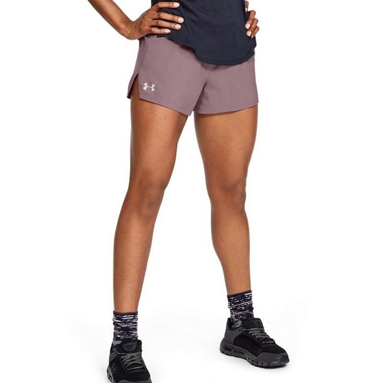 Under Armour Launch SW Go All Day Sports Shorts Women Shorts Silent-Pink 1342837-662