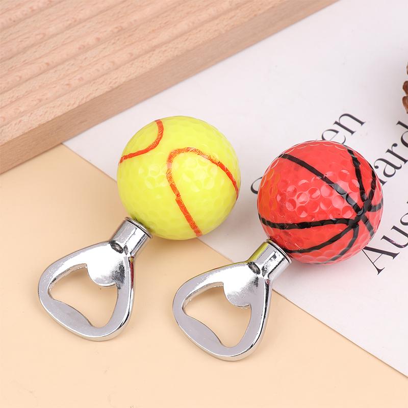 Rustfritt Stål Fotball Baseball Flaskeåpner Morsom Ølflaskeåpner, Nyhetsgave