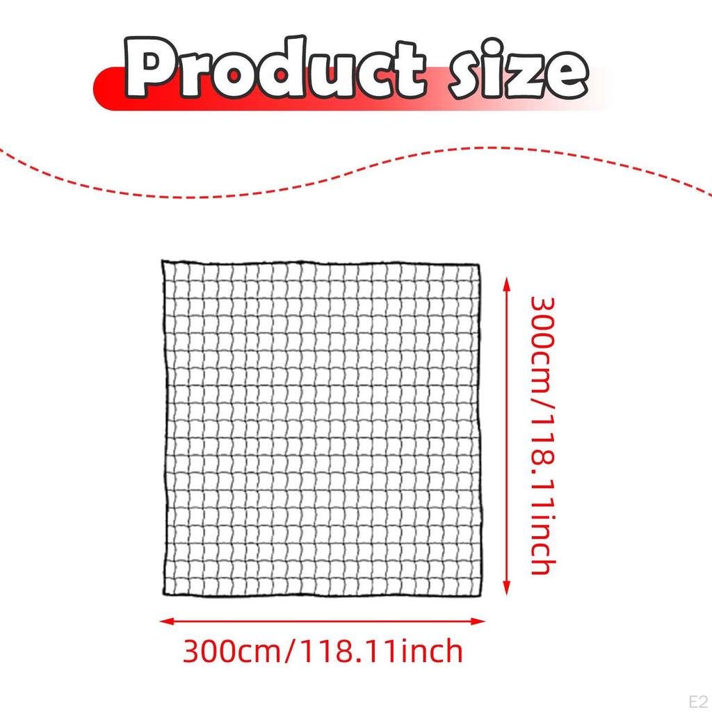 Baseball Softball Backstop Net Ball Basketball Portable Netting Multipurpose Hitting