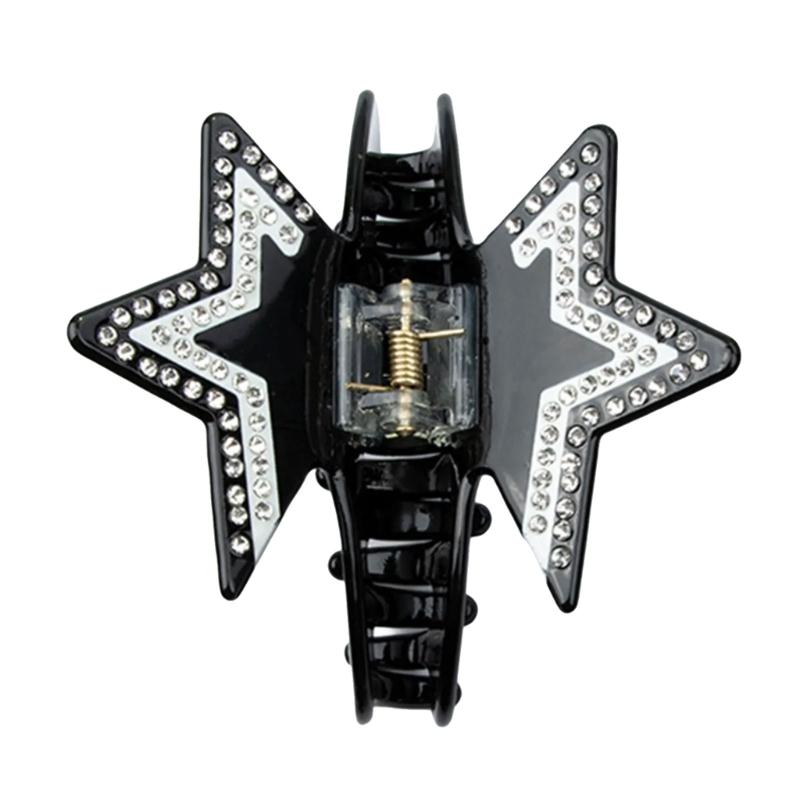 Elegant Rhinestones Star Hair Claw Clip NonSlip Hair Grip For Women and Girl Everyday Styling And Special Occasion