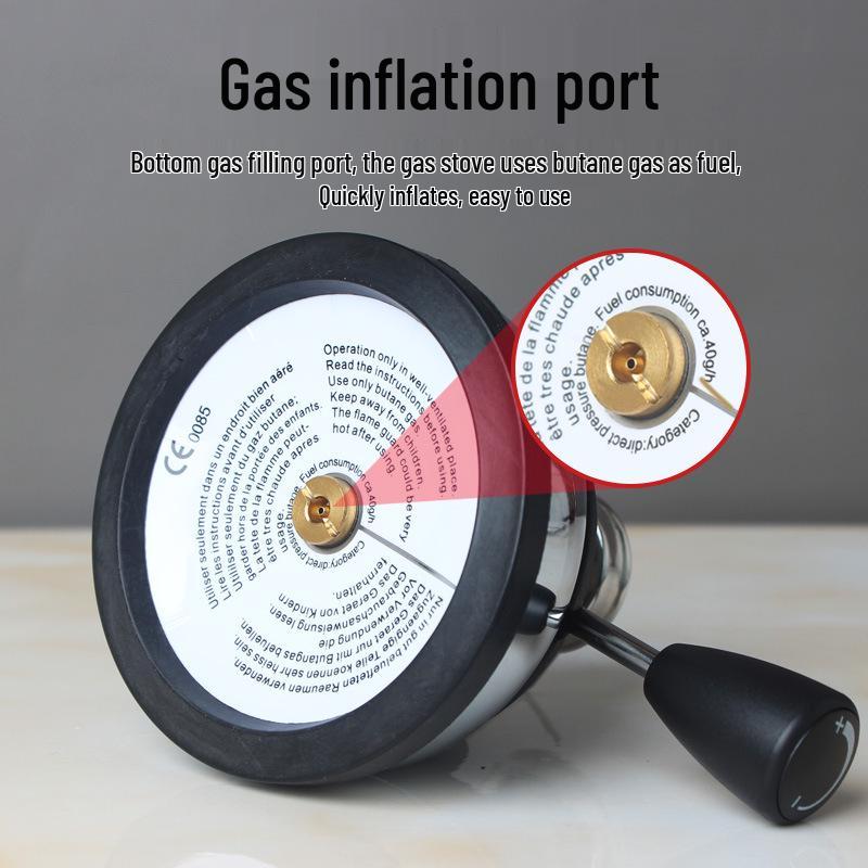 Mini Gas Stove: Compact Outdoor Coffee and Moka Pot Heater