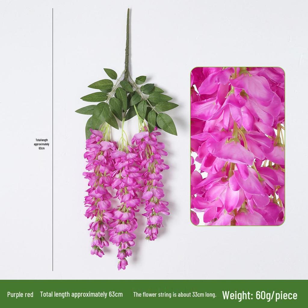 Ailanthus Wisteria Silk Vine - Artificial Hanging Flowers for Wedding & Photography Decor