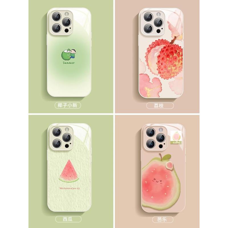 Apple 17promax mobile phone case new iphone17 liquid glass 17pro orange Air protective case 16
