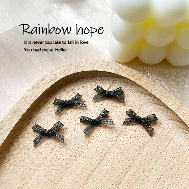 

Lace Handmade Bow Nail Art Jewelry Fabric Handmade Wearing Nail Material Nail Art Patch