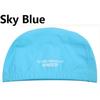 Free size Non-Slip PU Fabric Waterproof Swim Cap Swimming Caps Swim Pool Hat Elastic Swimming Caps