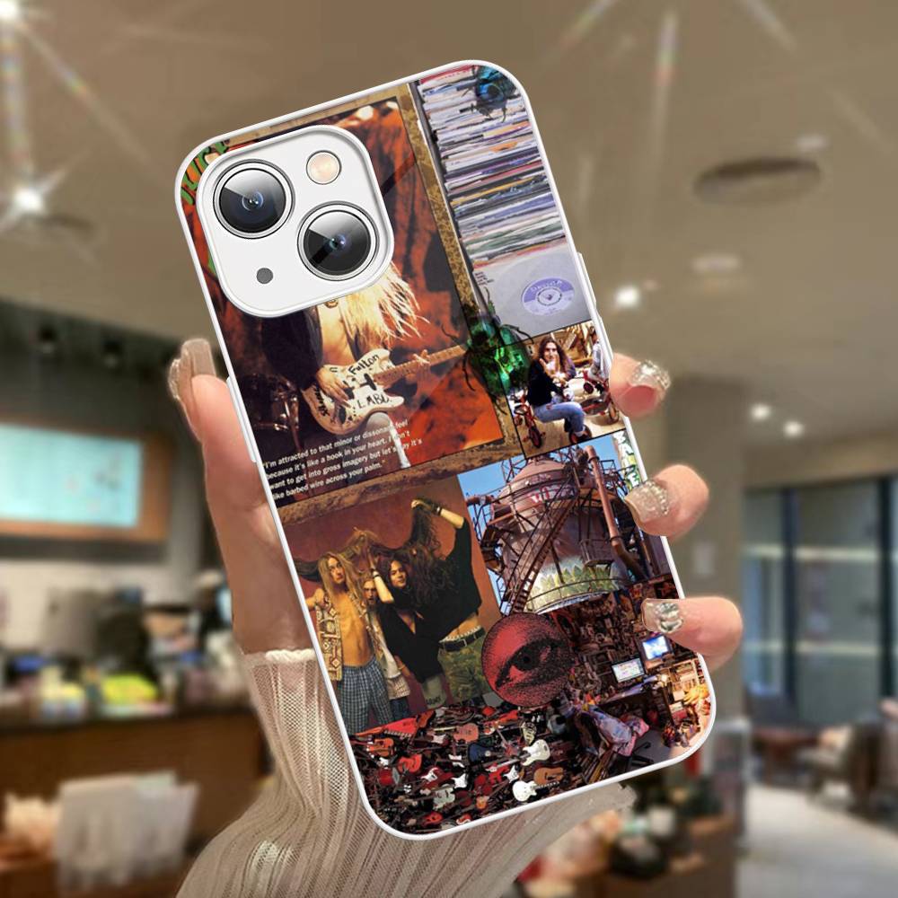 Music A-Alice In C-Chains Tempered Glass For Iphone 14 13 12 11 Pro Mini XS MAX 14Plus X XS XR Fundas