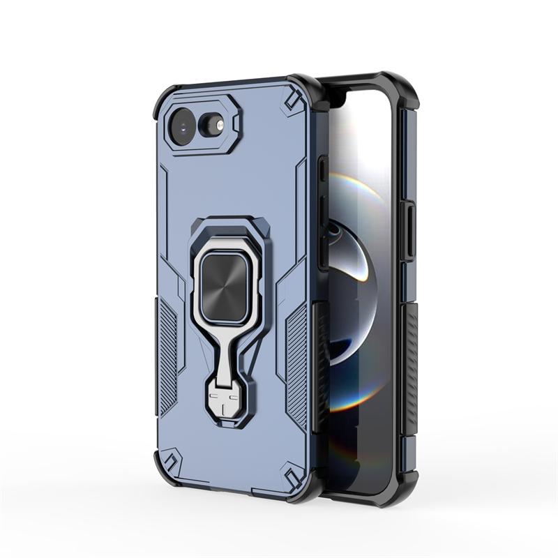 Anti-Slip Phone Case For iPhone 16e Magnetic Suction Stand Phone Holder Armor Back Cover For iPhone 16e Case For iPhone 16e Case
