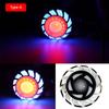 12V Motorcycle Universal Modified Rear Lights LED Colorful Light Brake Angel Eye Turn Signal Motorcycle Indicators Brake Tail