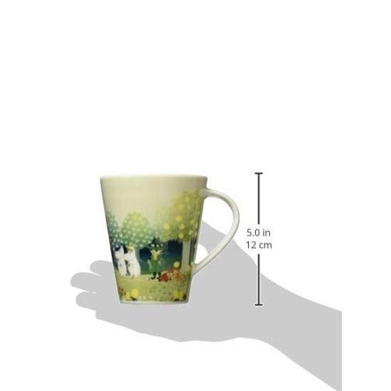 Yamakasyoten MOOMIN Luonto Mug Large 500ml Hill Green Goods Nordic Gift Tableware Made Japan MM3201-35