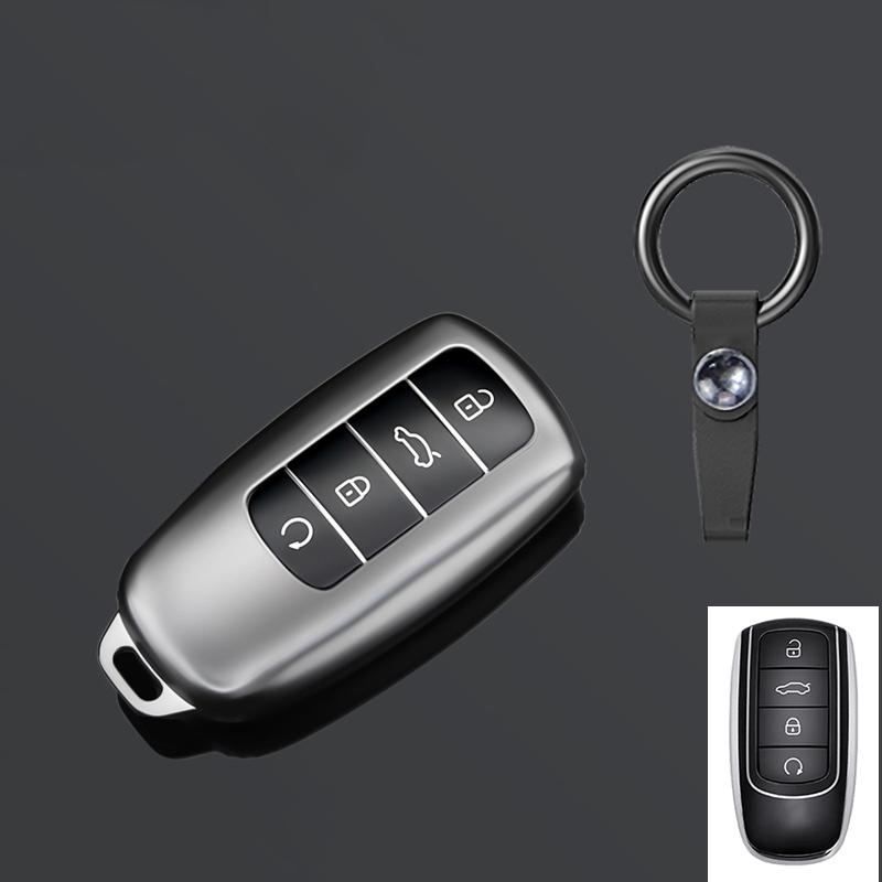 Modne Etui na Kluczyk Samochodowy z TPU Pokrowiec Do Chery Tiggo 8 Pro Tiggo 8plus Nowe 5 plus 7pro Ochronna Muszla na Kluczyk Samochodowy Akcesoria do Breloka
