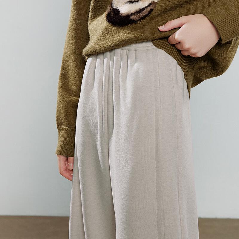 Women's Winter Soft Deconstructed Wide-Leg Casual Pants