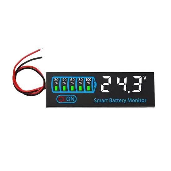 Universal Battery Charging Indicator Easy To Use Portable Multifunction LED Power Display Board Energy Saving Battery Level Indicator