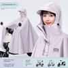 Impermeabile per Scooter Elettrico da Donna, Monoposto, Lungo, Integrale, Antitempesta, Extra Large e Spesso, Poncho Impermeabile per Guidare