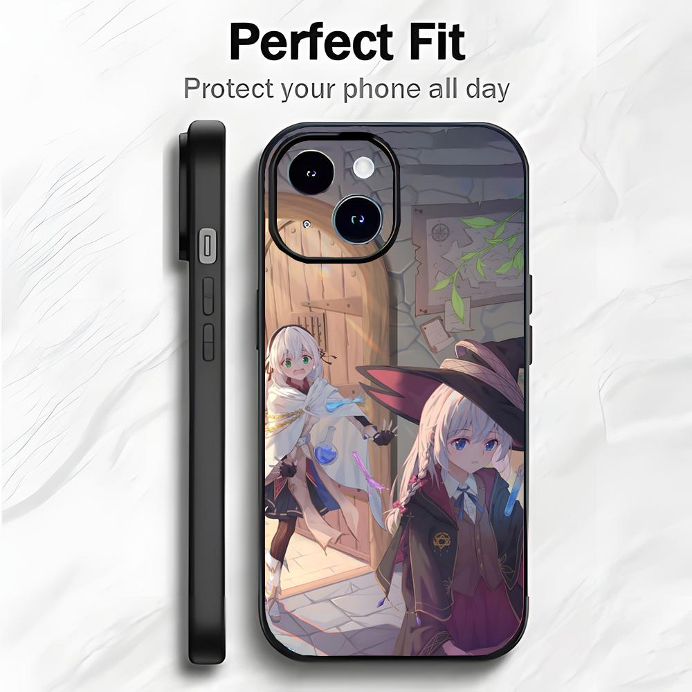 Fantasy Japanese Anime W-Wandering Witch Phone Case Phone Case Soft Packaging Lightweight For iPhone17 16 15 14 13ProMax