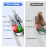 High Quality USB Charger Cable for iPhone 14 8 7 6S Plus 13 12 Pro XS Max XR SE Fast Charging Cord Data Sync Line 0.2m 1m 2m 3m