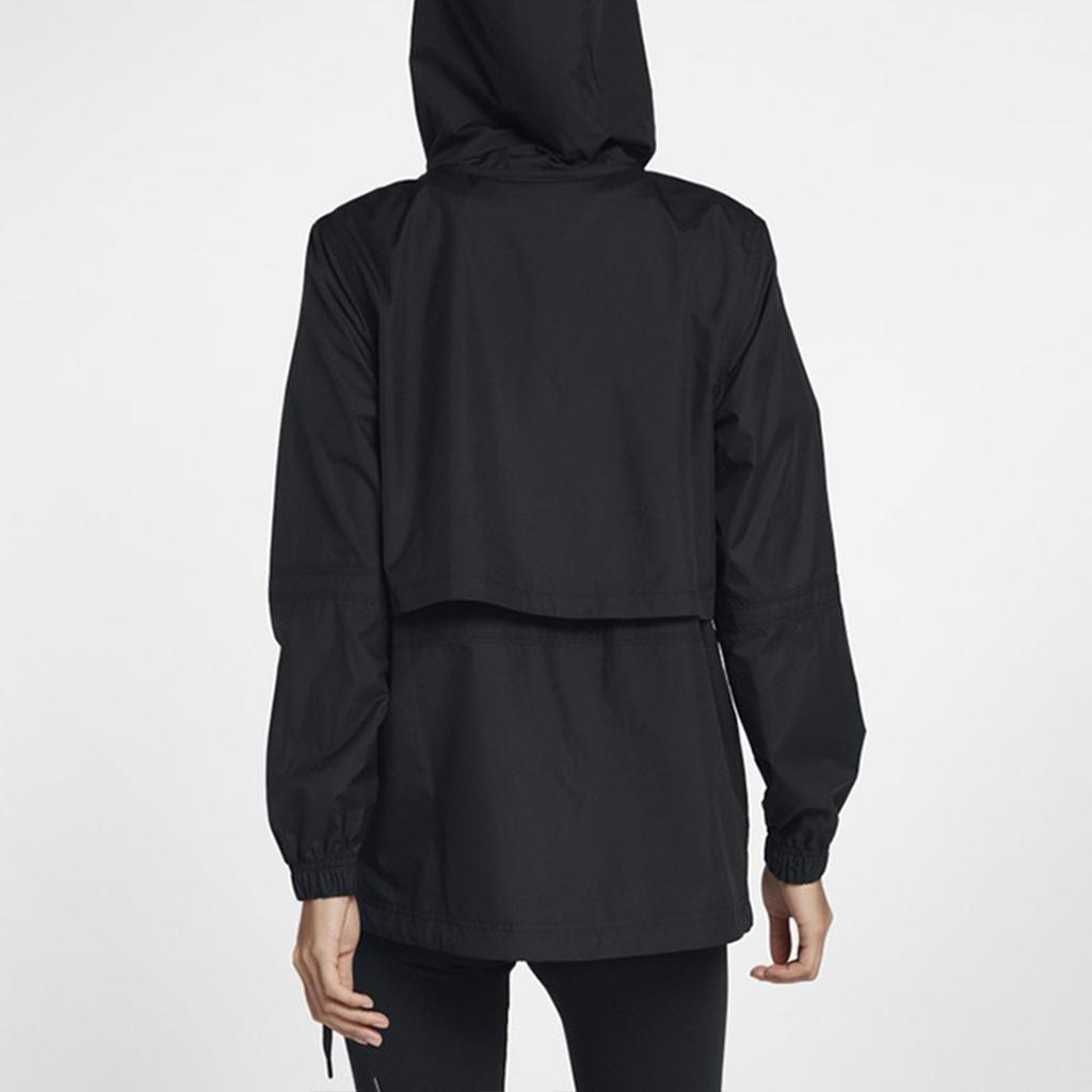 Nike Sportbekleidung Wasserabweisend Damen Gewebte Jacke Schwarz AJ2983-010
