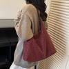 Vintage Große Kapazität Tasche Damen Leopard Muster Tragetasche Umhängetasche